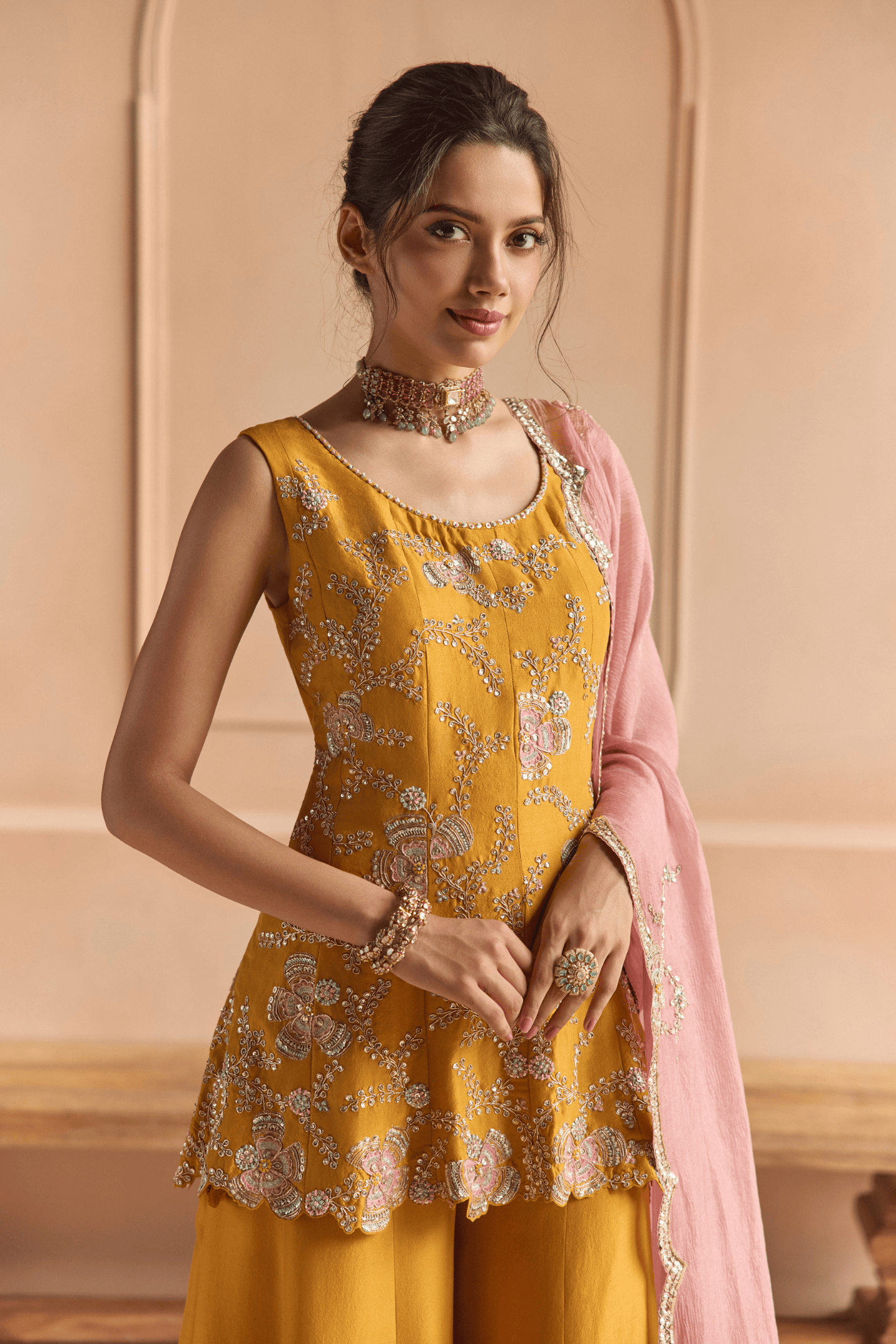 Marigold Sharara Set