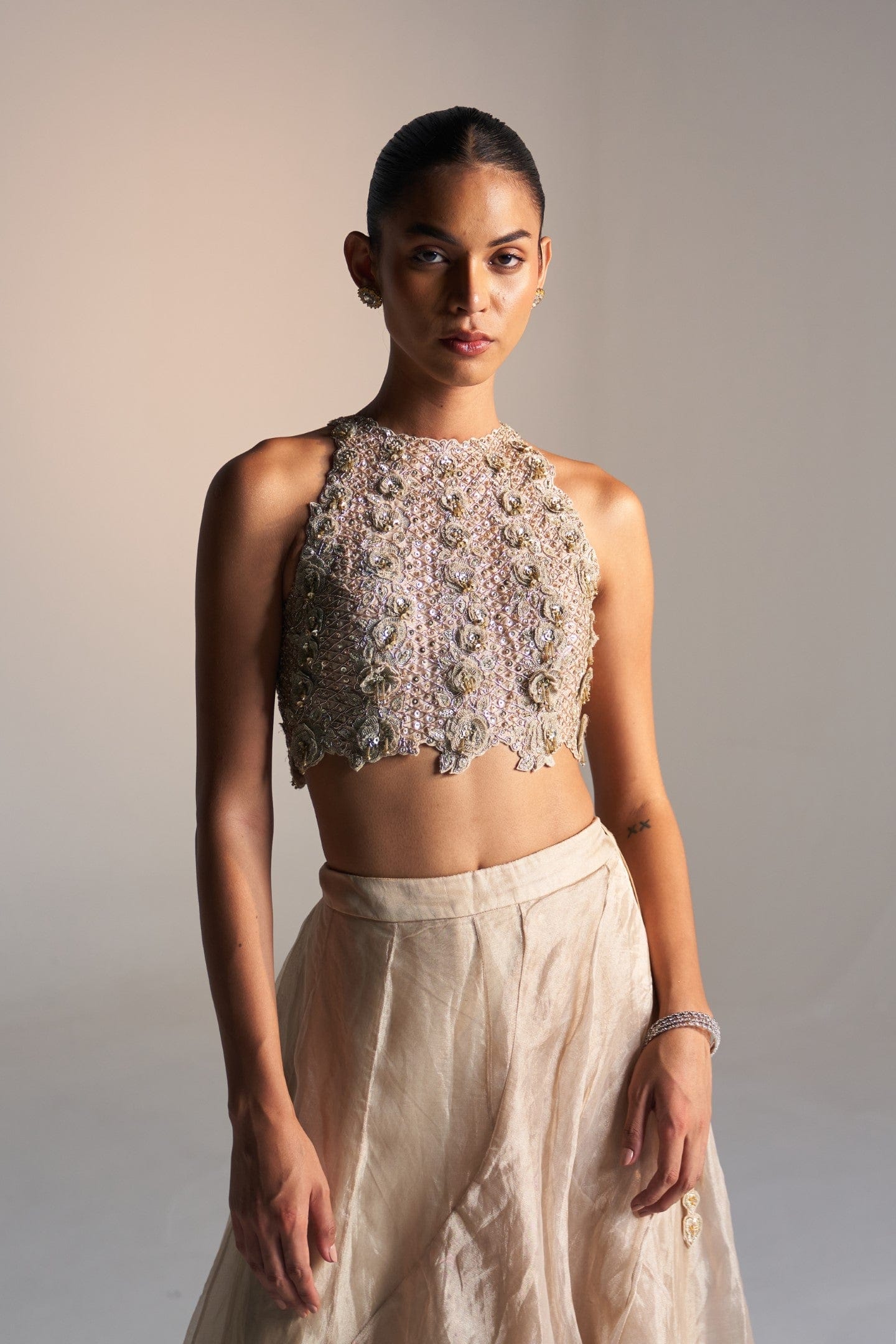 Tissue Top and Skirt Set