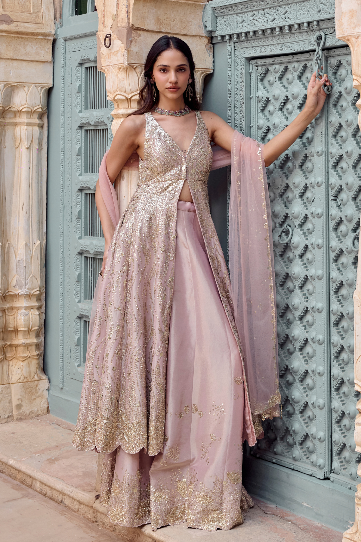 Camellia Bloom Jacket Set