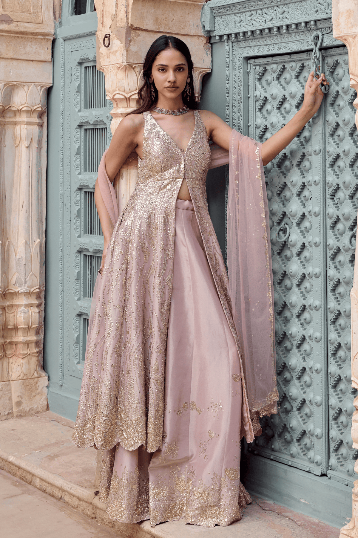 Camellia Bloom Jacket Set
