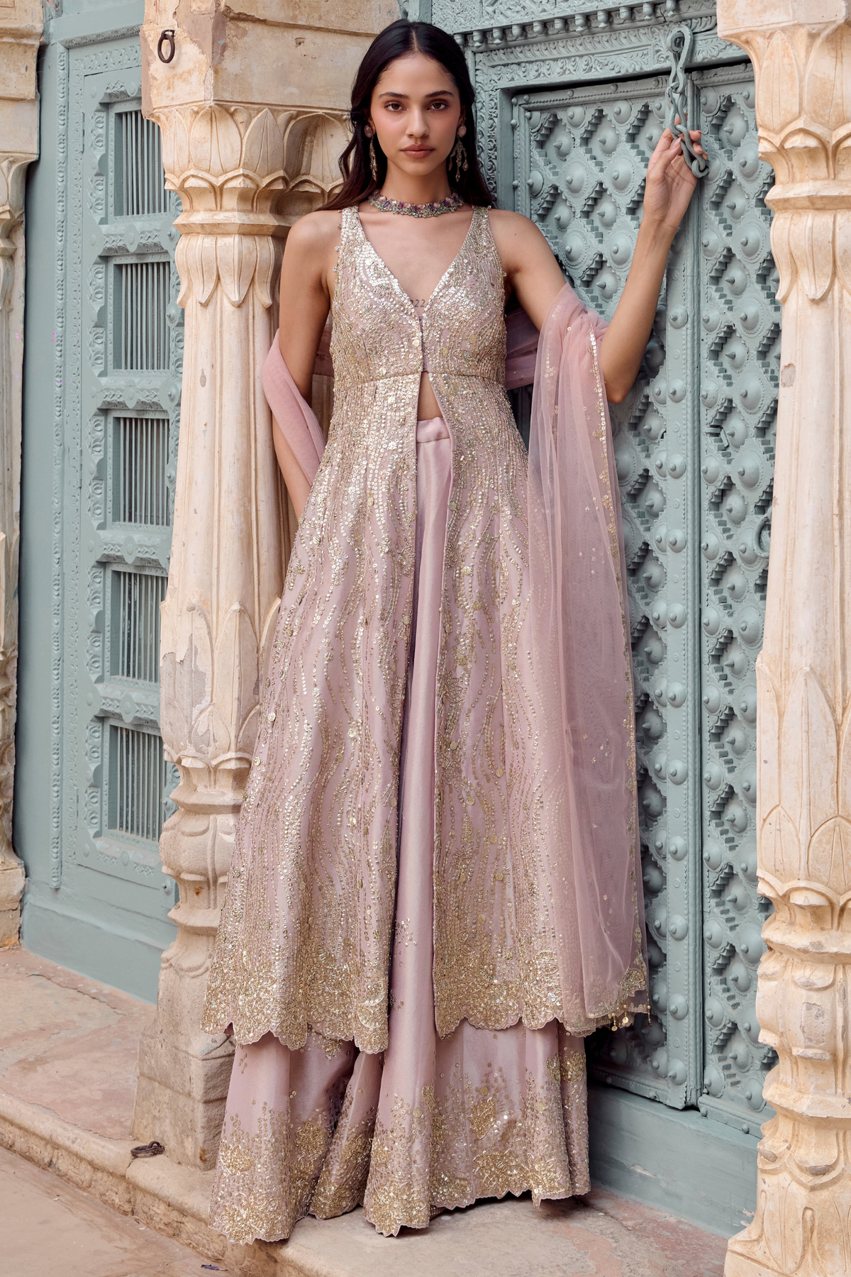 Camellia Bloom Jacket Set
