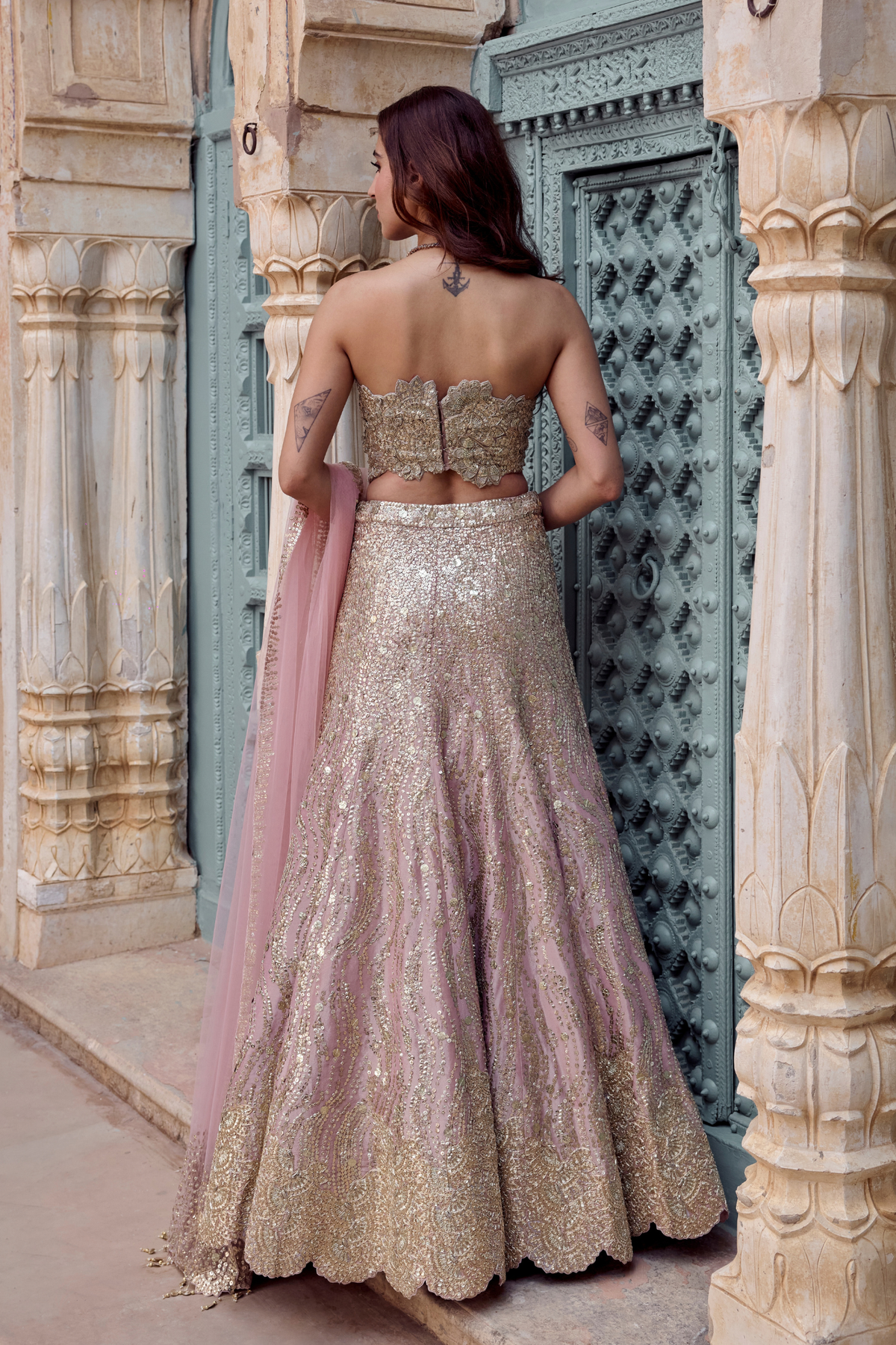 Camellia Mermaid Lehenga Set