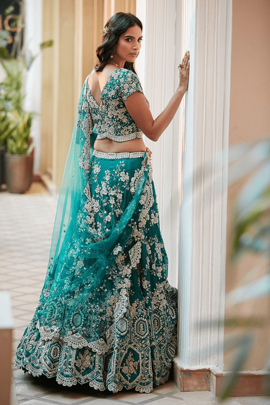Firoza Embroidered Lehenga Set