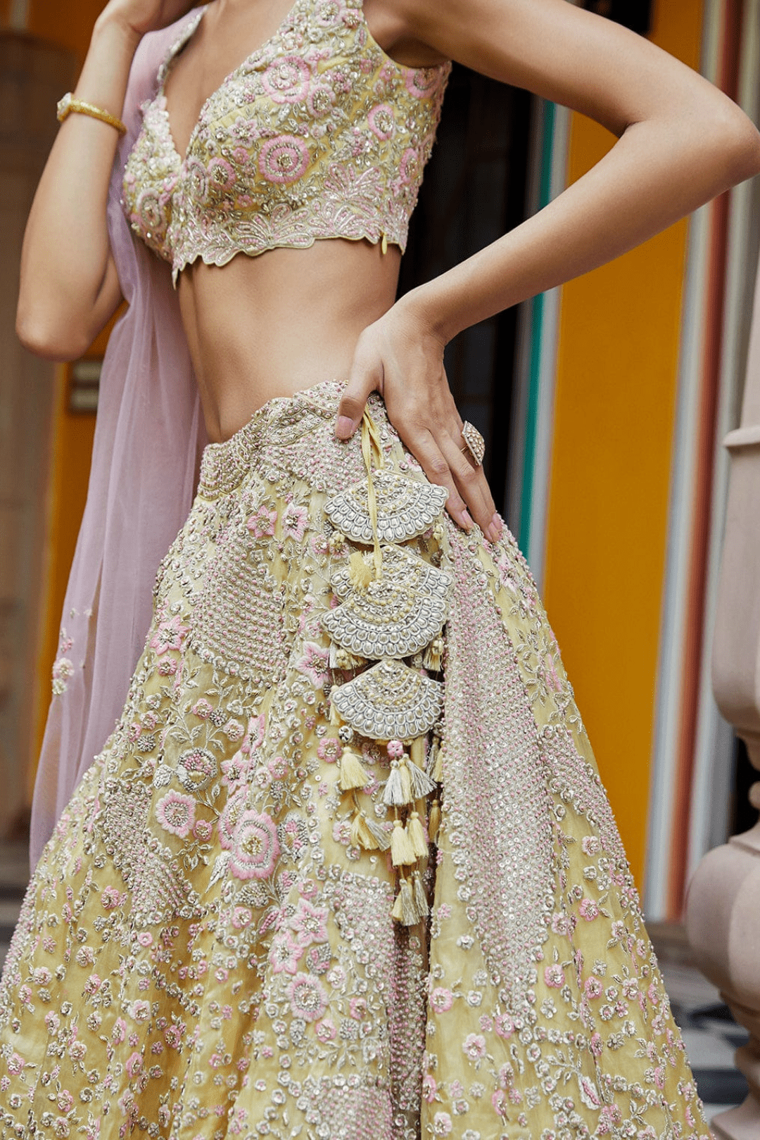 Nargis Embroidered Lehenga with Dupatta