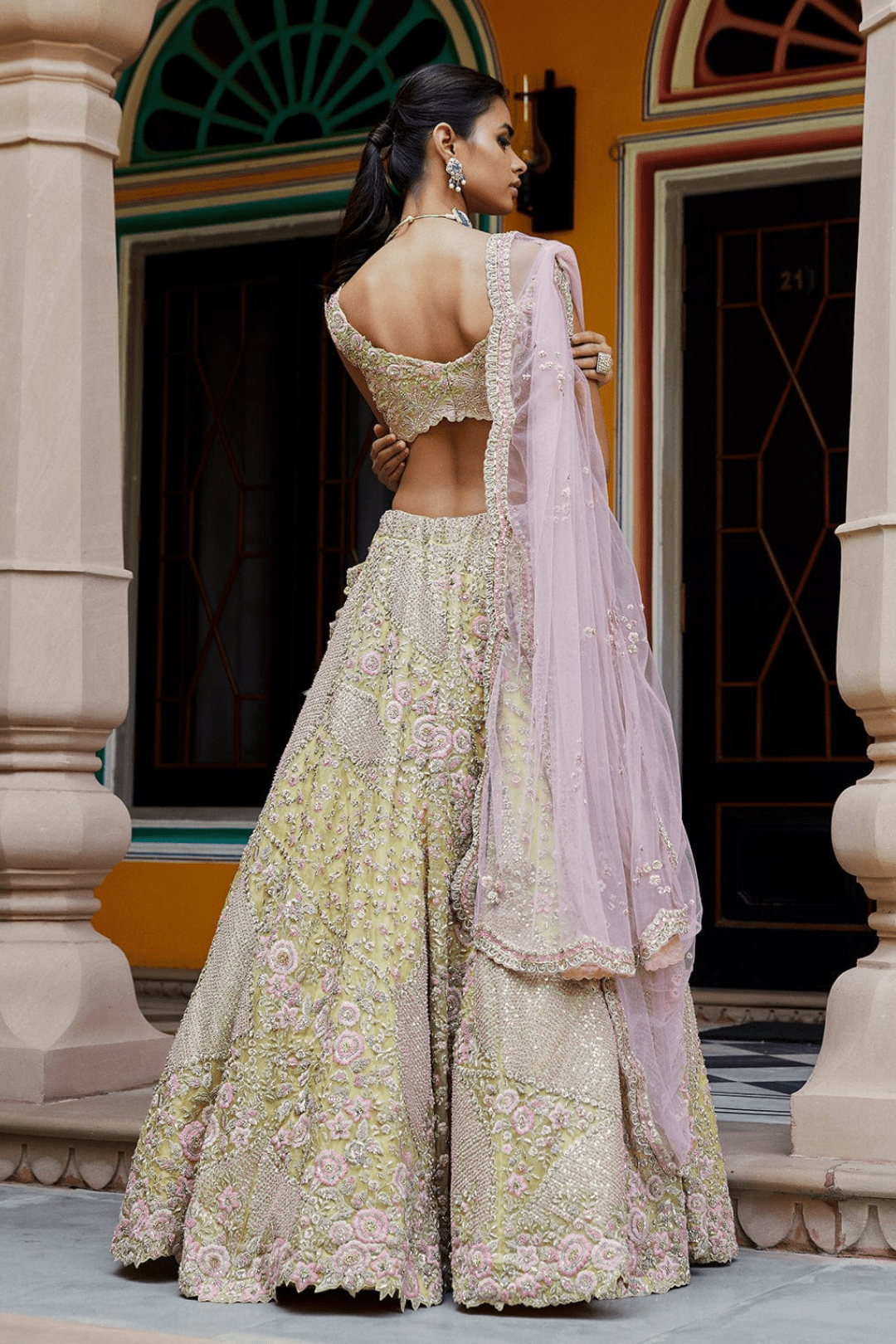 Nargis Embroidered Lehenga with Dupatta