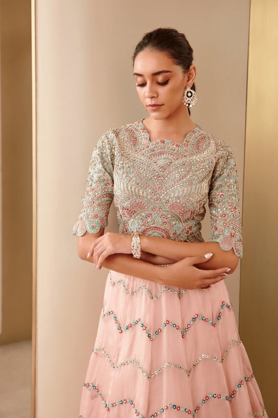 Soft Berry Top and Skirt