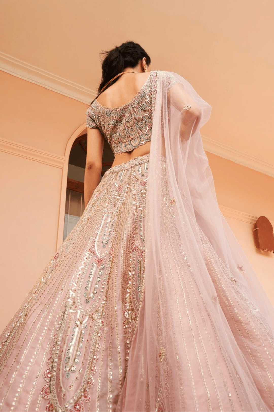 Soft Berry Embroidered Lehenga Set