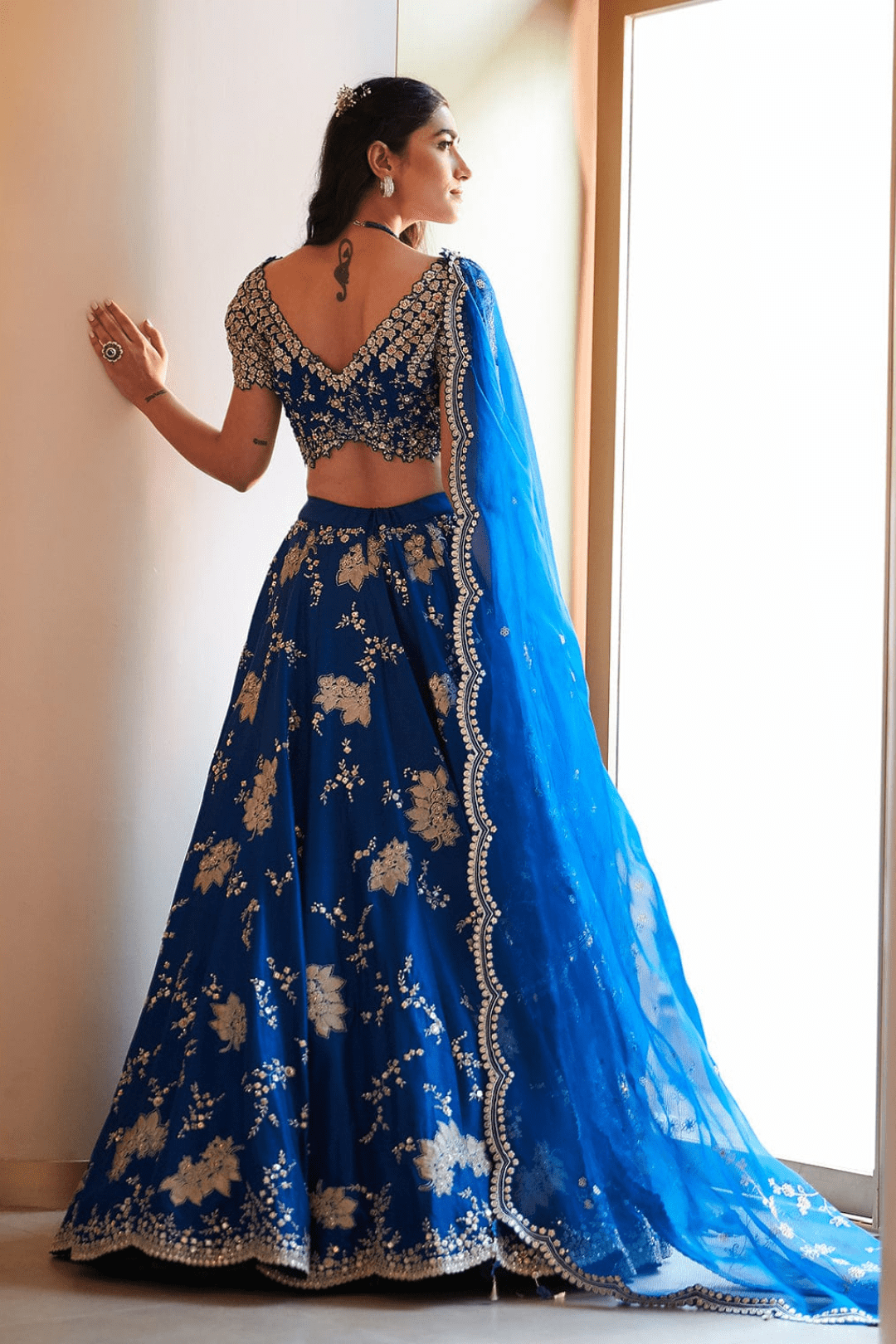 Leher Embroidered Lehenga Set
