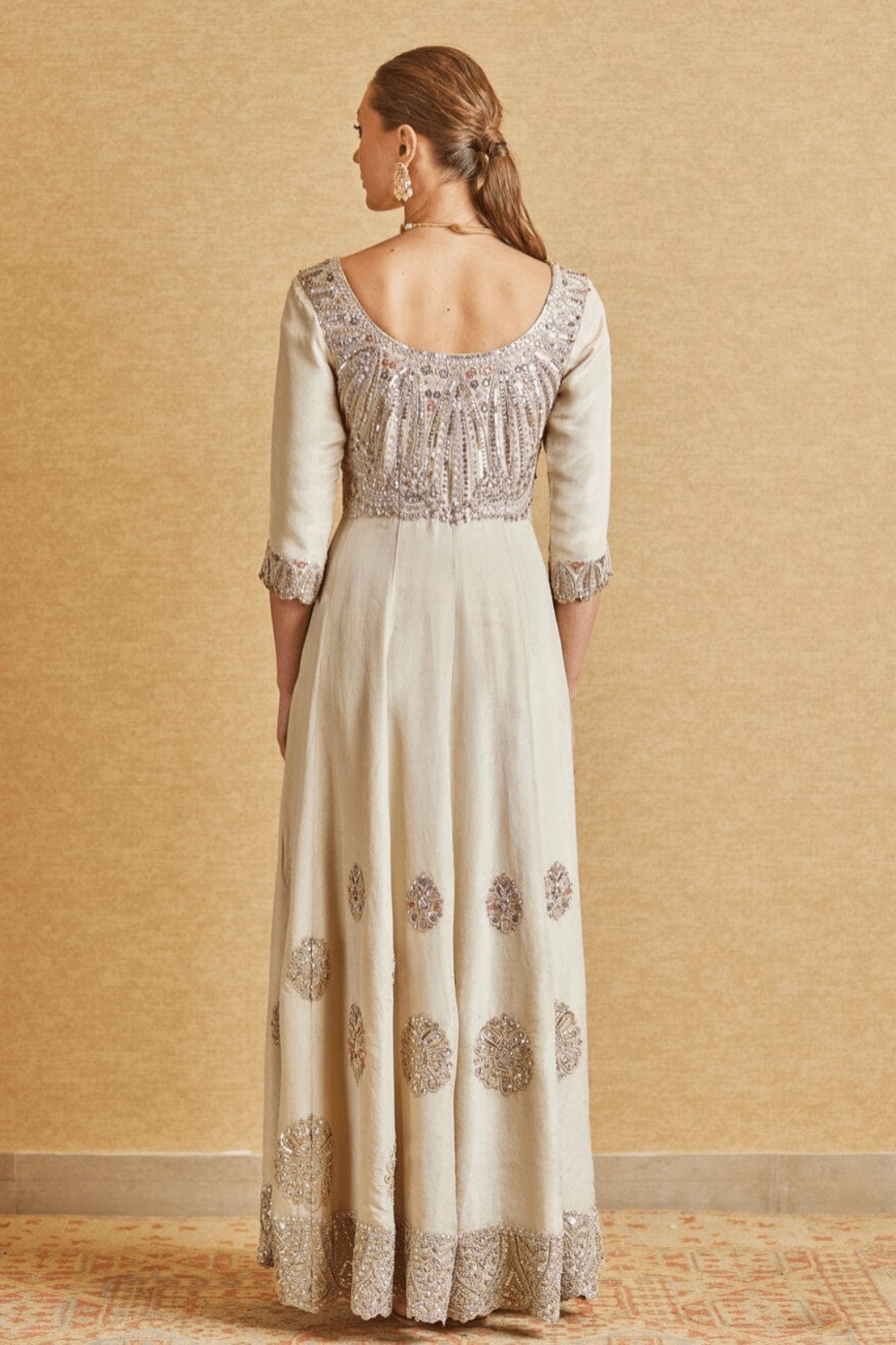 Pearl Embroidered Anarkali