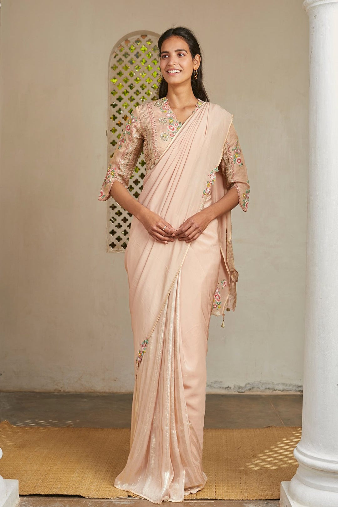 Bahaar Embroidered Saree and Blouse