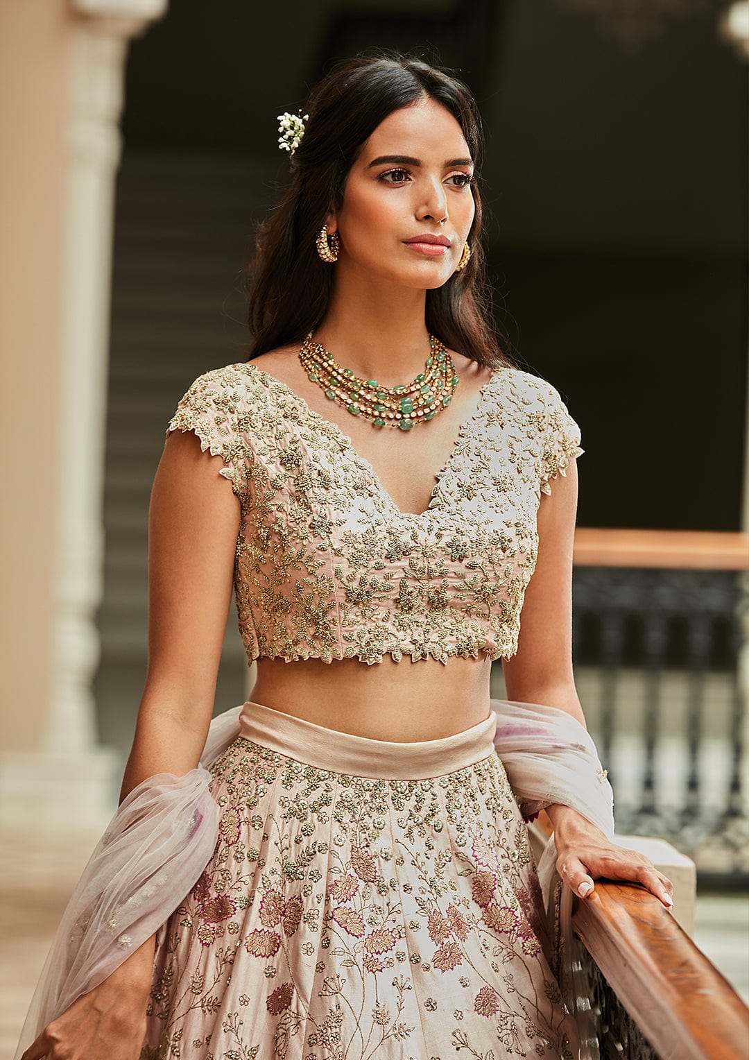 Bahaar Embroidered Lehenga Set