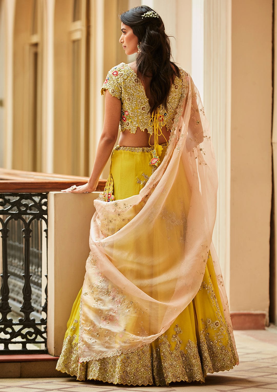 Nargis Embroidered Lehenga with Dupatta