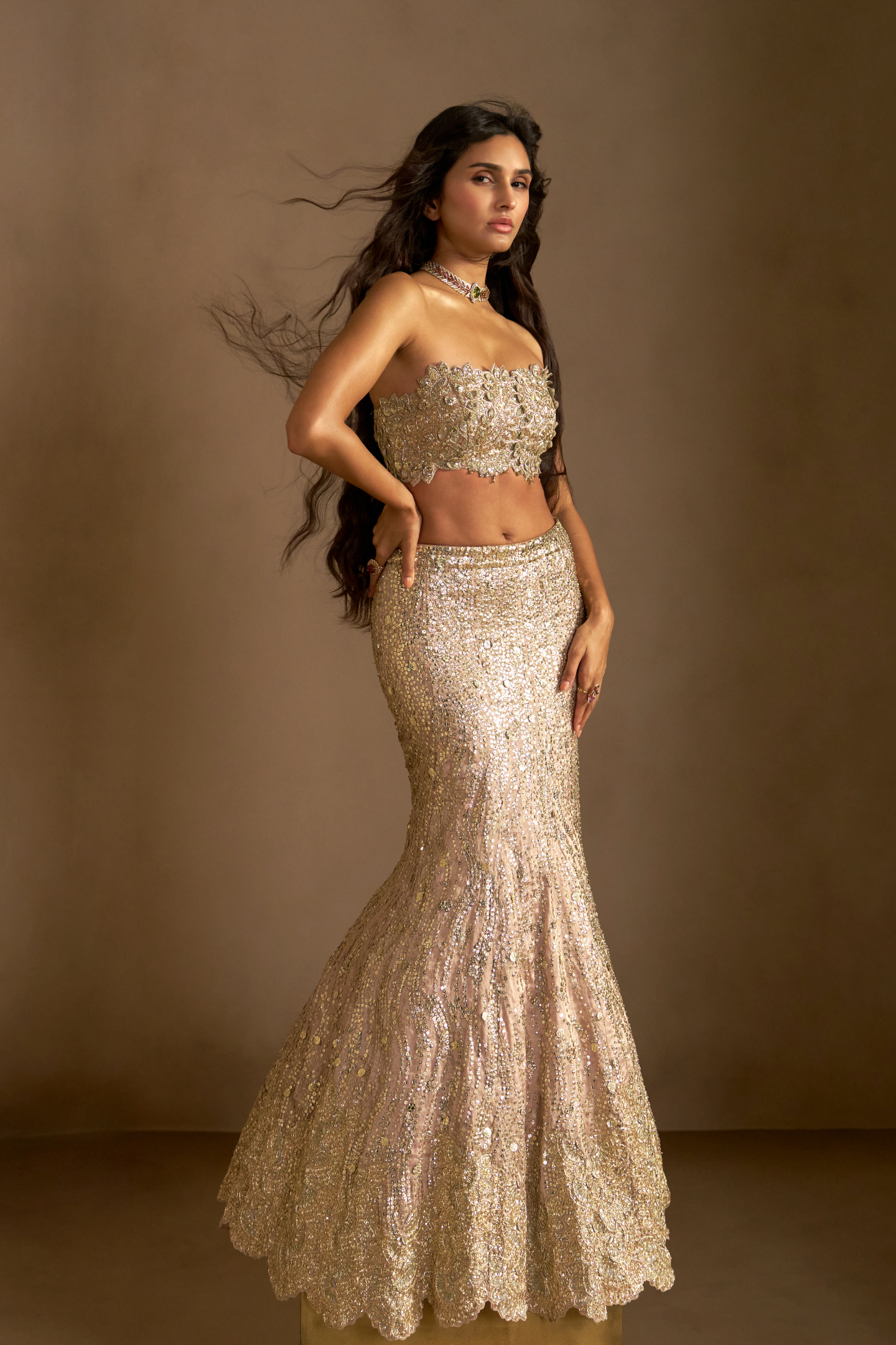Camellia Mermaid Lehenga Set