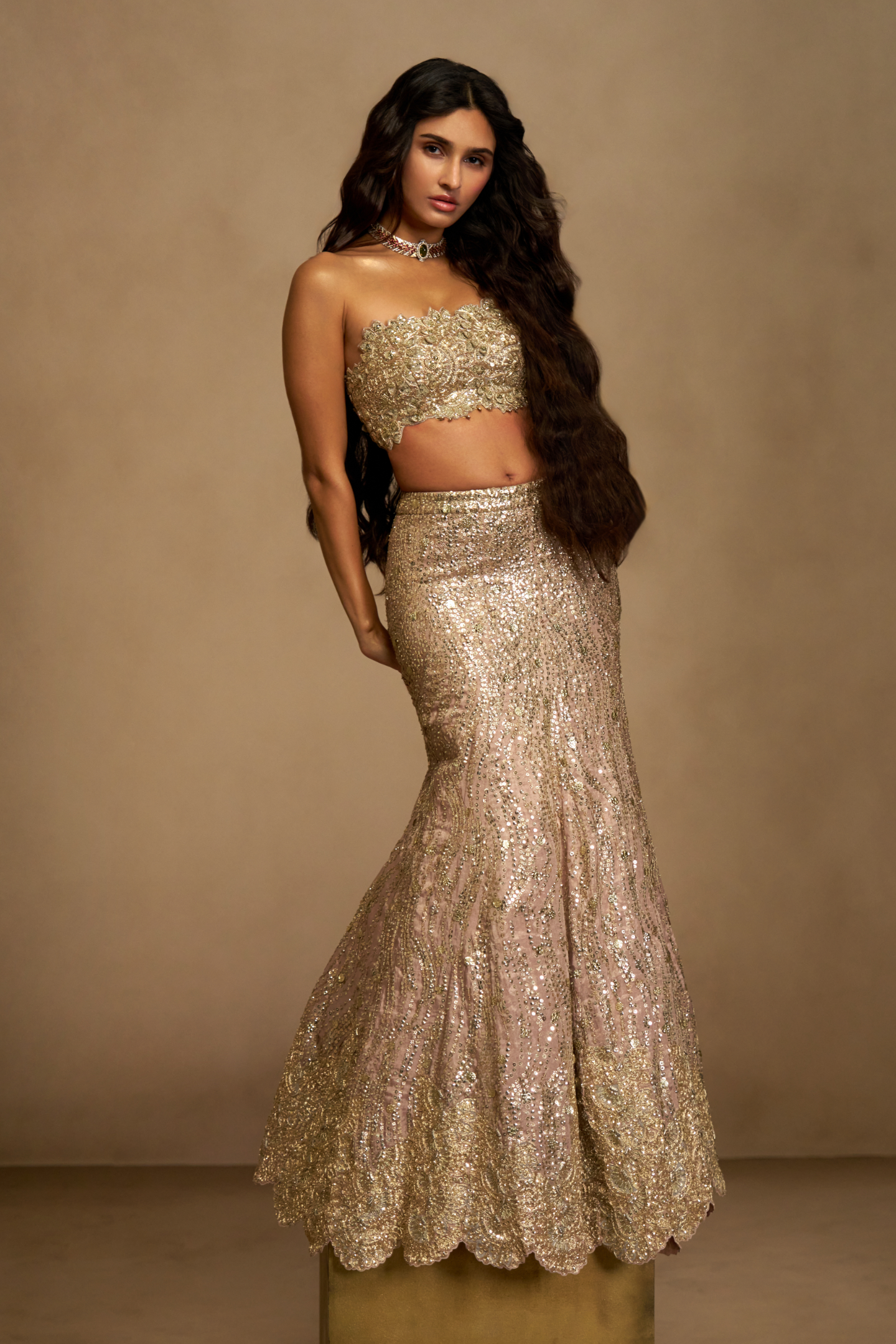 Camellia Mermaid Lehenga Set