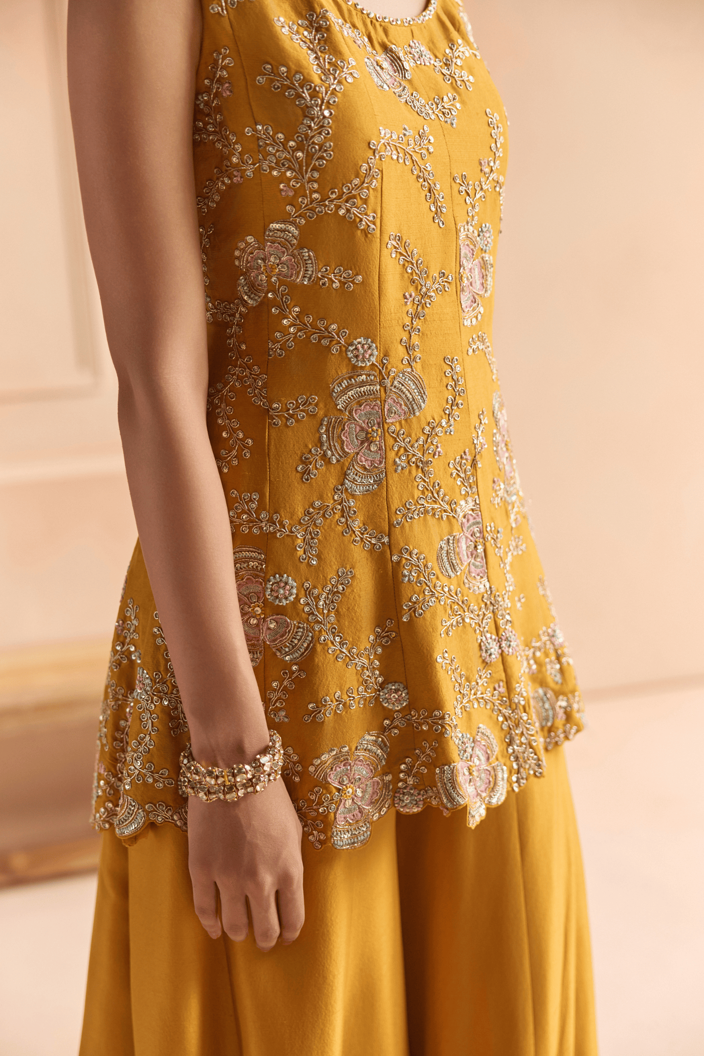 Marigold Sharara Set