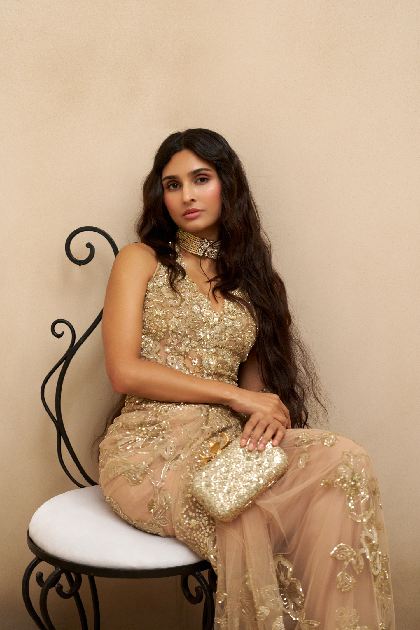Ethereal Mist Tulle Saree Set