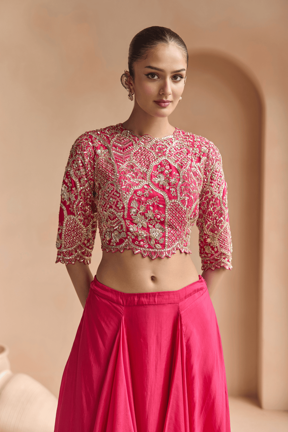 Cut Ruby Top & Skirt Set