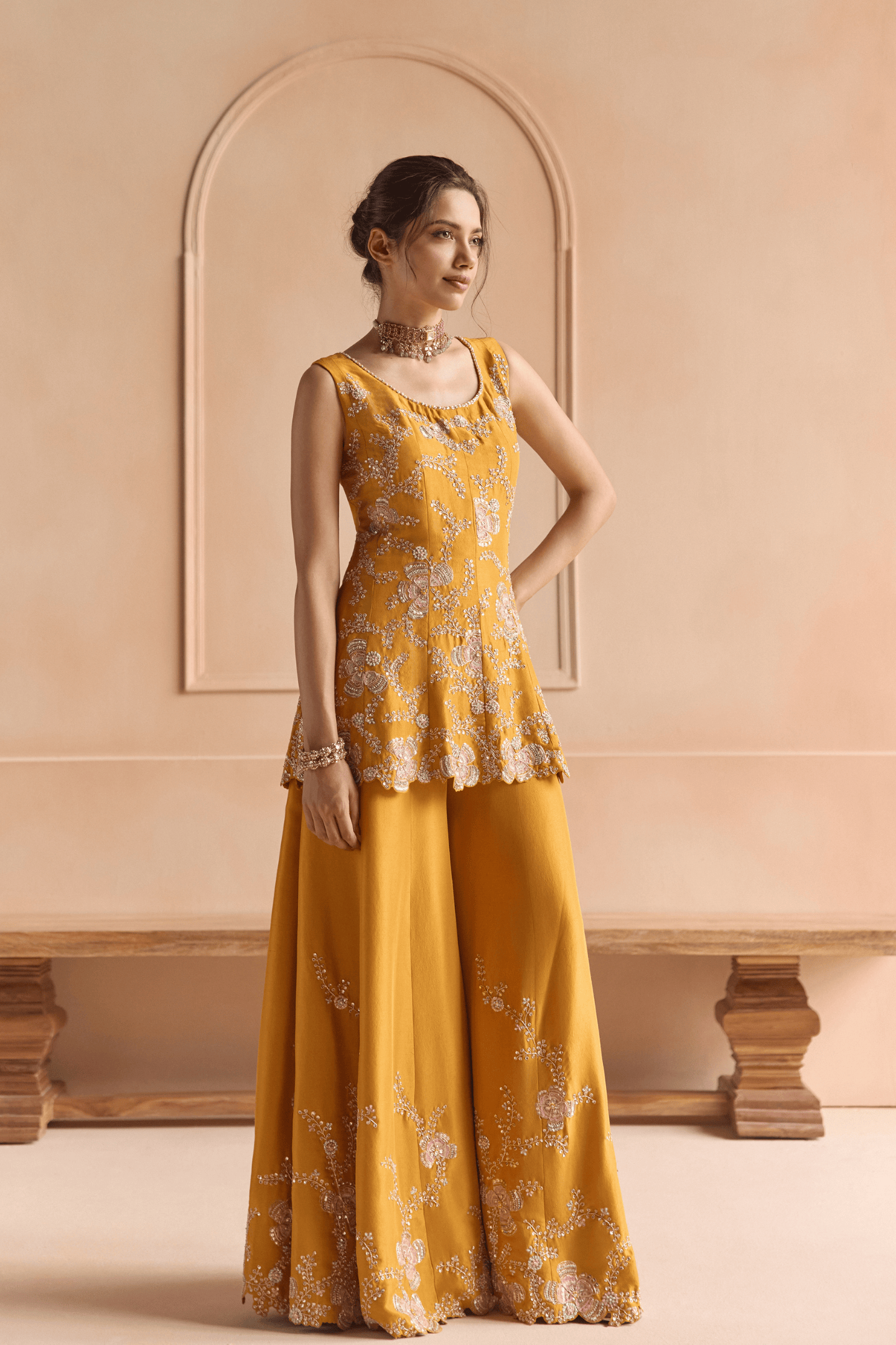 Marigold Sharara Set