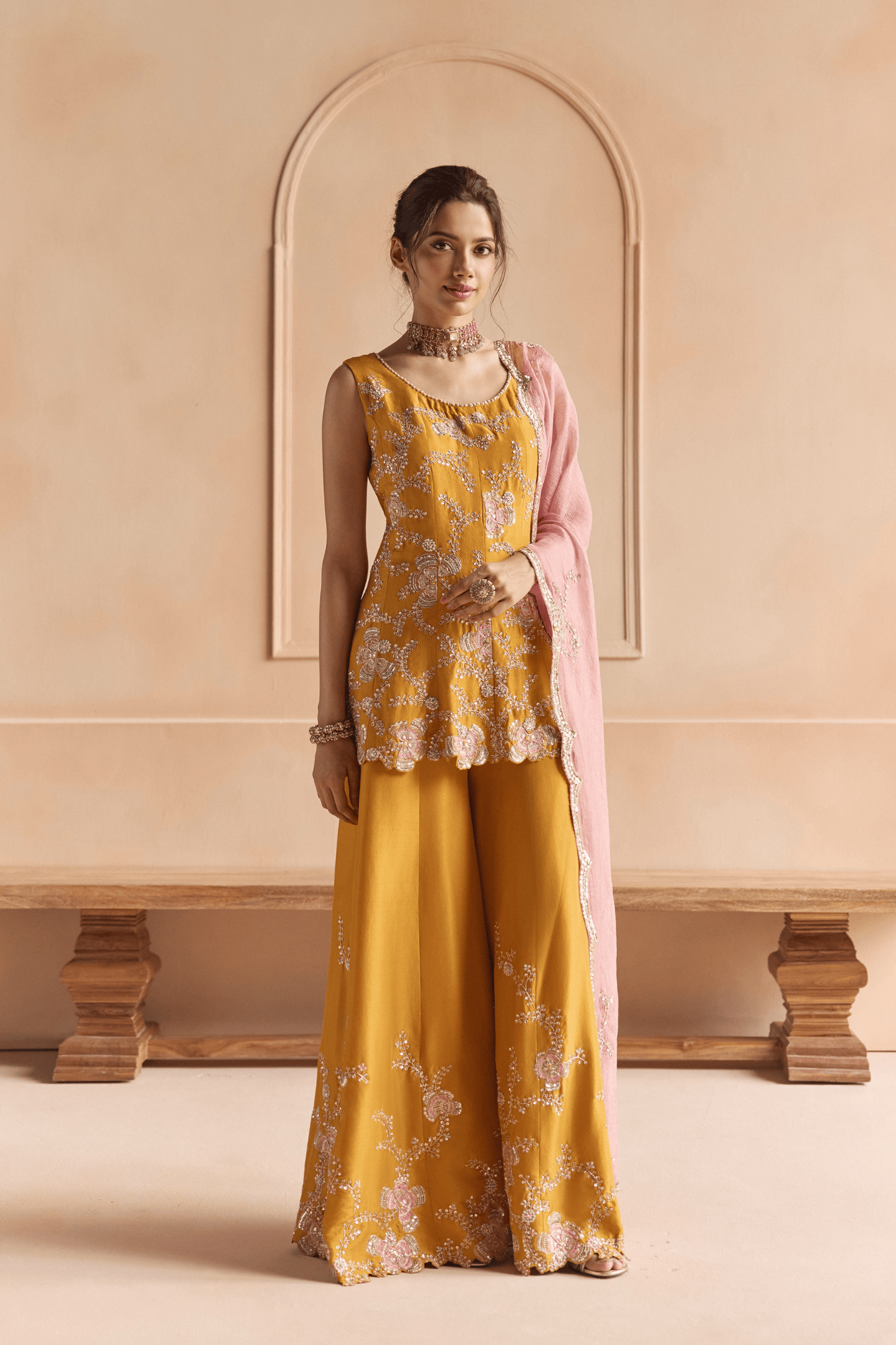 Marigold Sharara Set