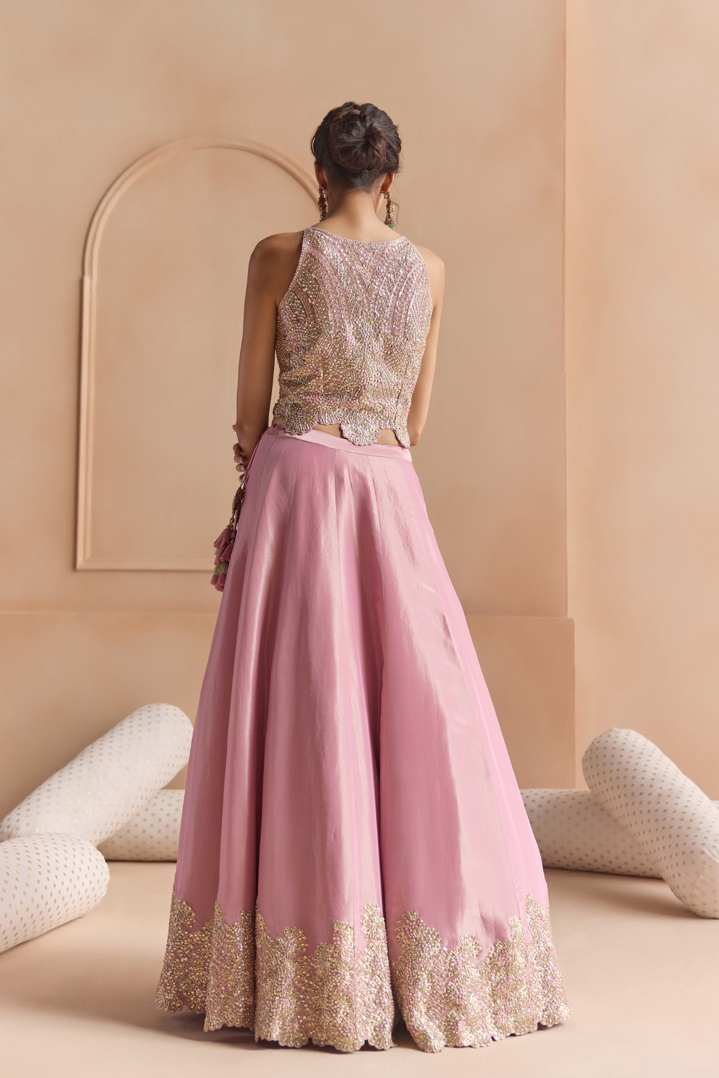 Flamingo Pink Lehenga Set