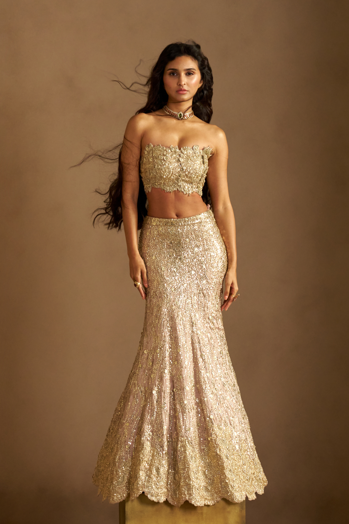 Camellia Mermaid Lehenga Set