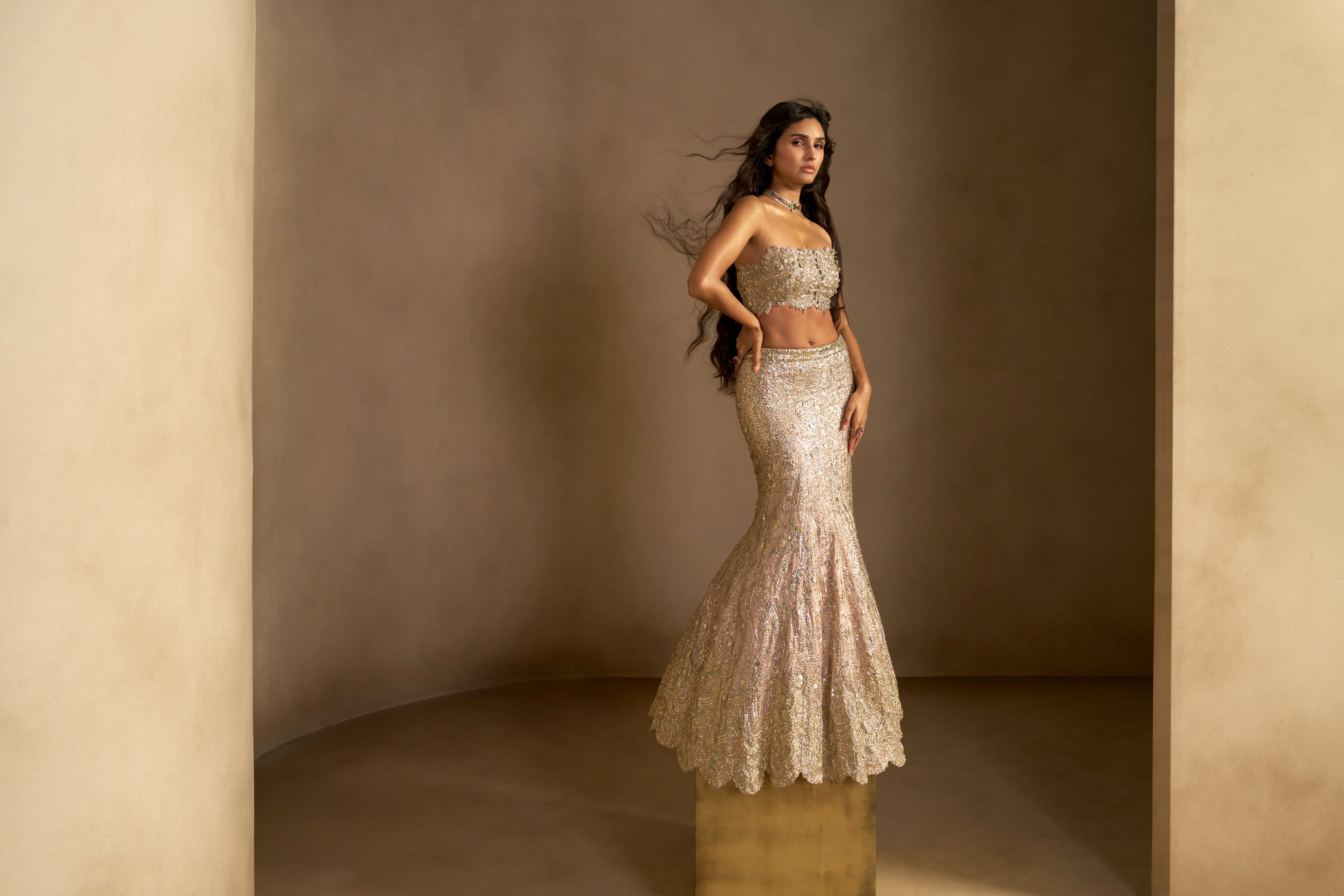 Camellia Mermaid Lehenga Set