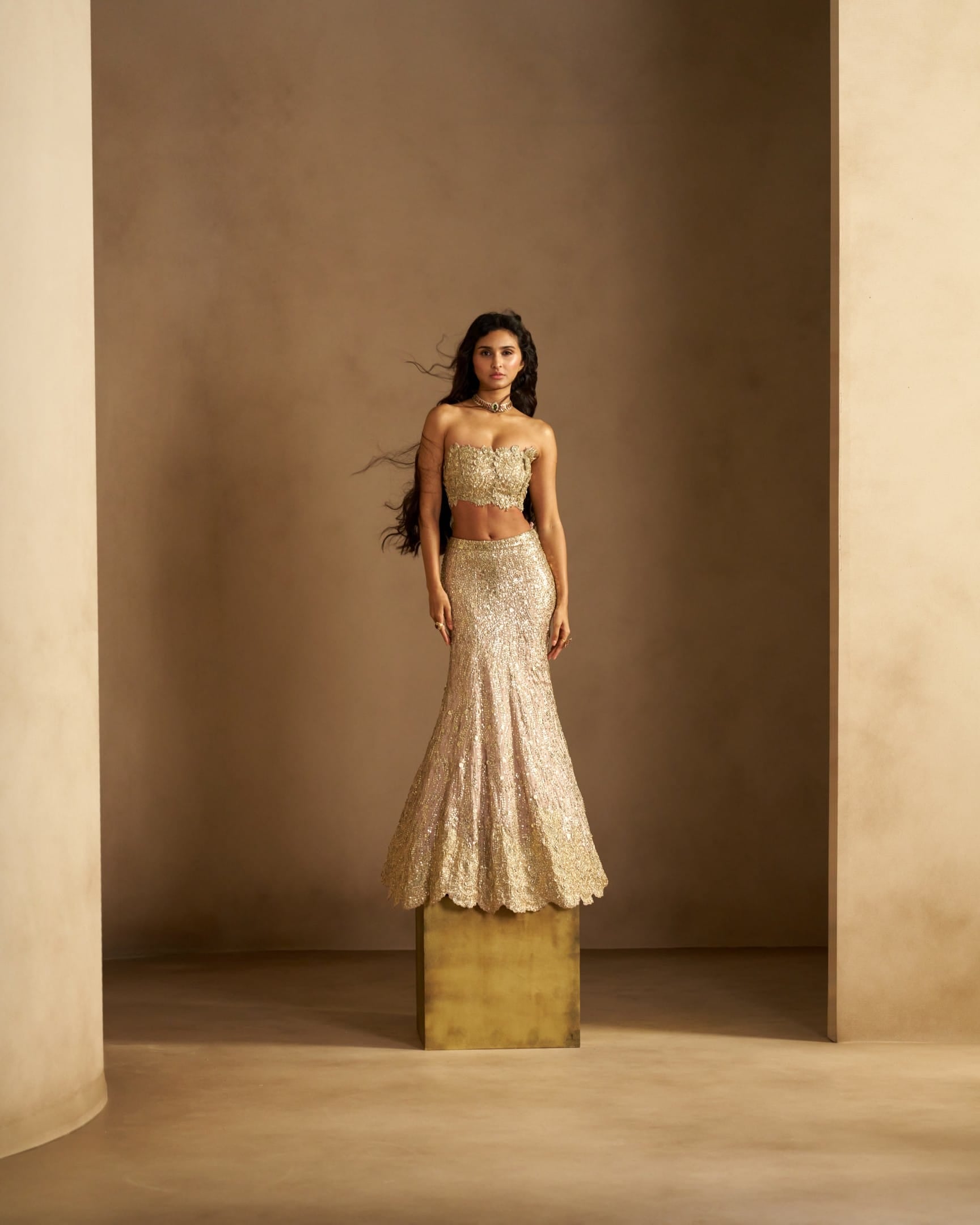 Camellia Mermaid Lehenga Set