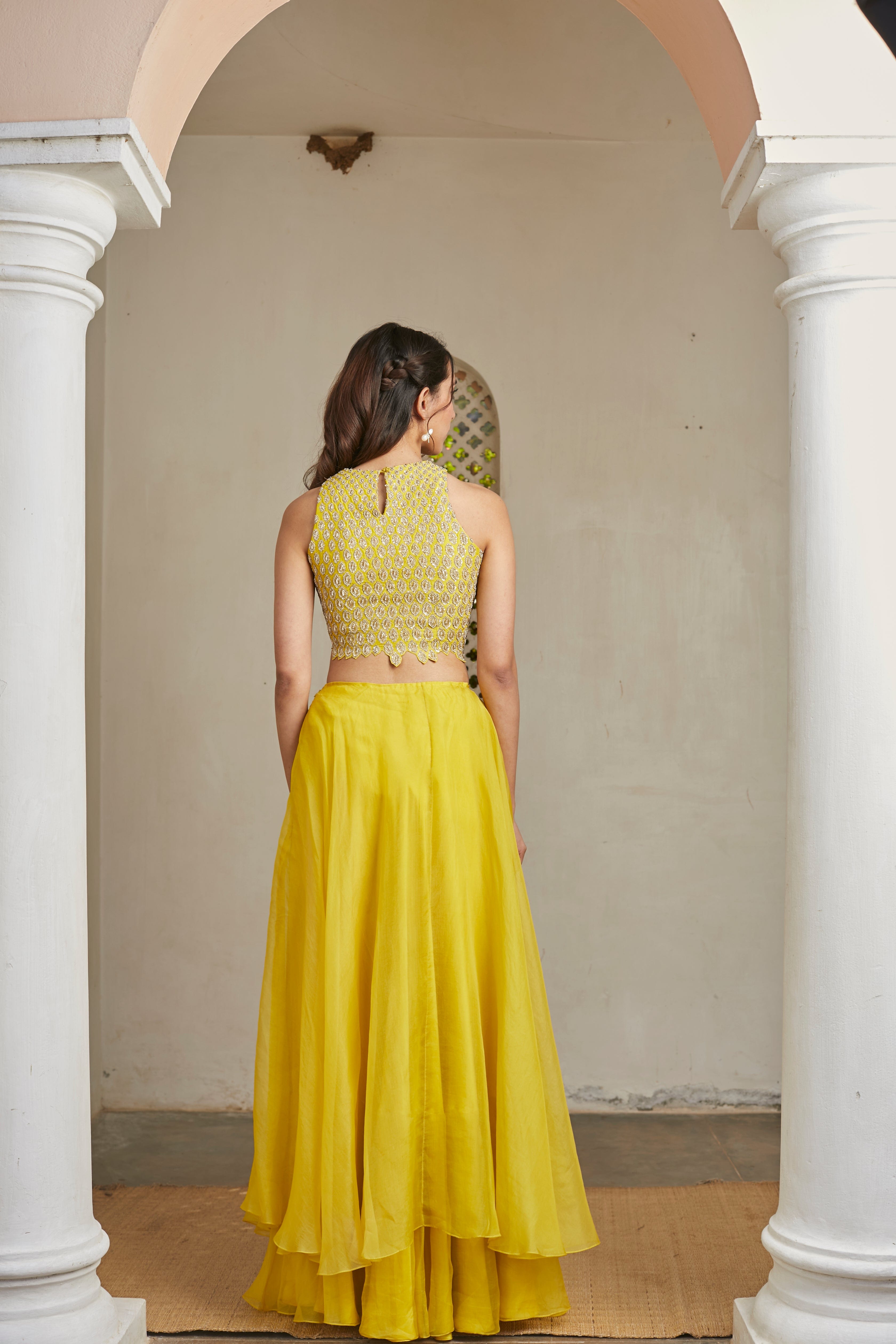 Nishiki Amber Crop Top n Skirt