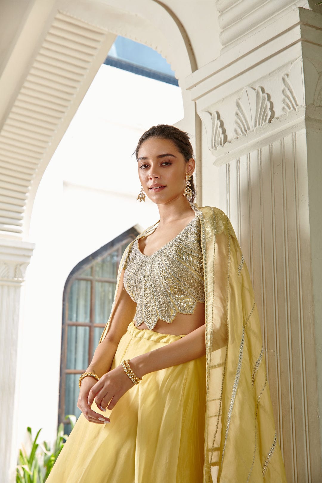 Corn Yellow Top and Skirt