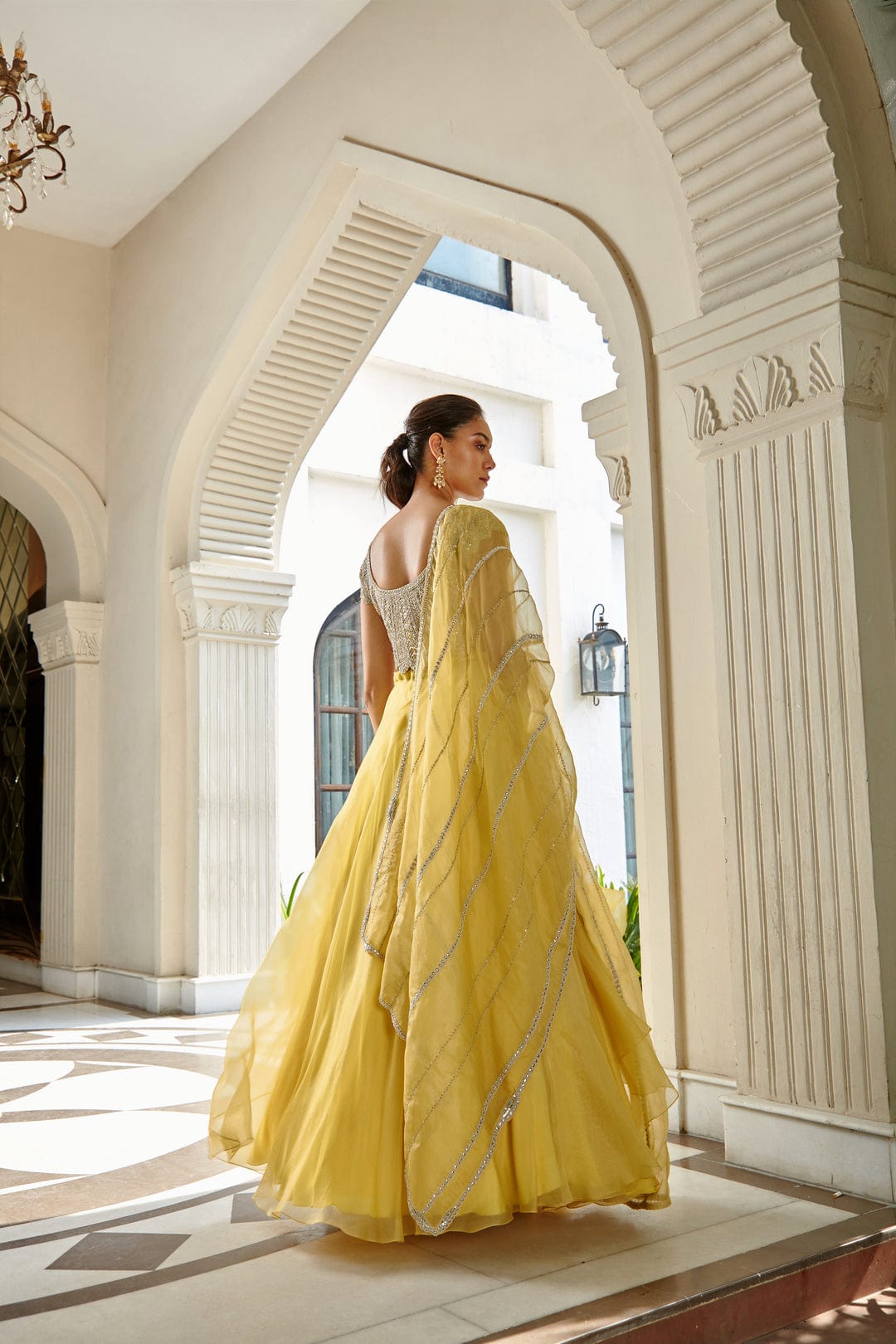 Corn Yellow Top and Skirt