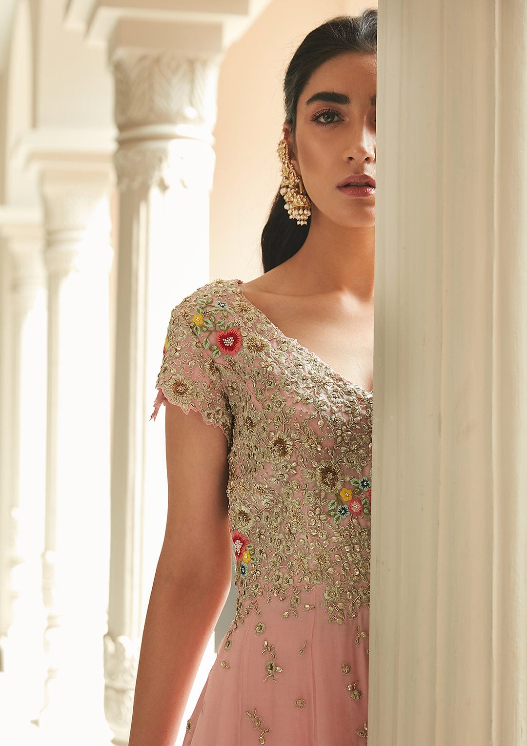 Bahaar Embroidered Gown